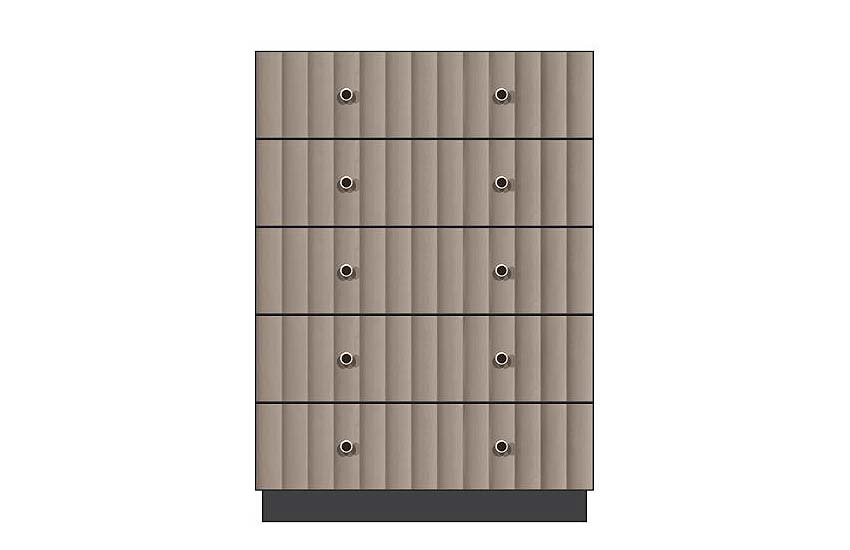 36 inch 5-drawer chest