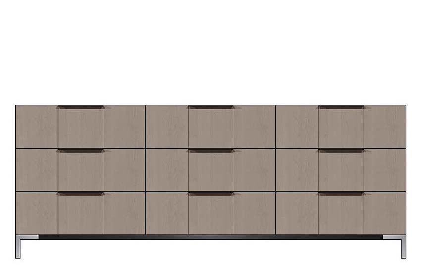 84 inch 9-drawer dresser