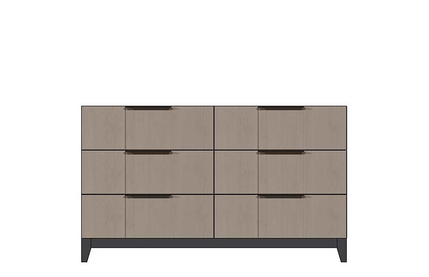 56 inch 6-drawer dresser