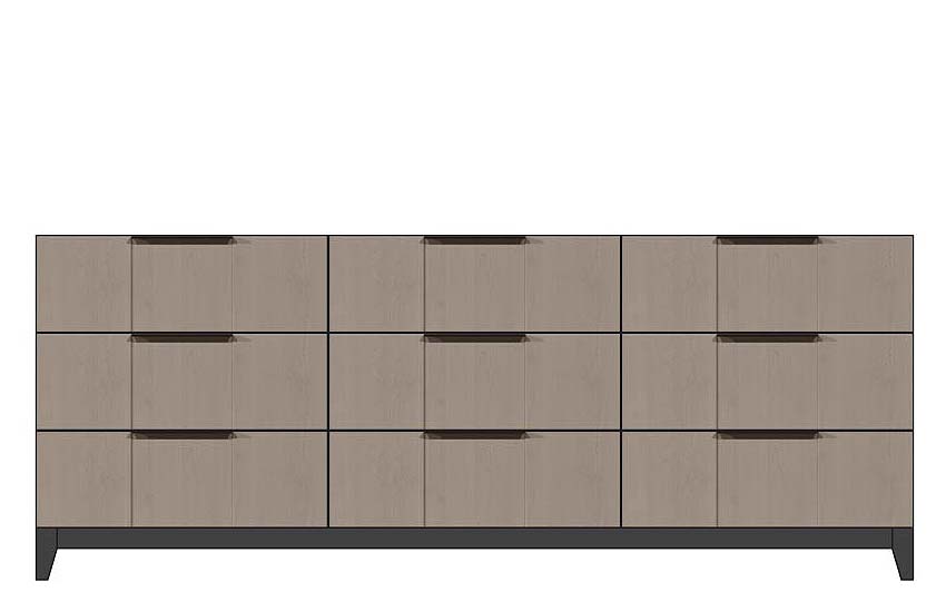 84" 9-drawer dresser