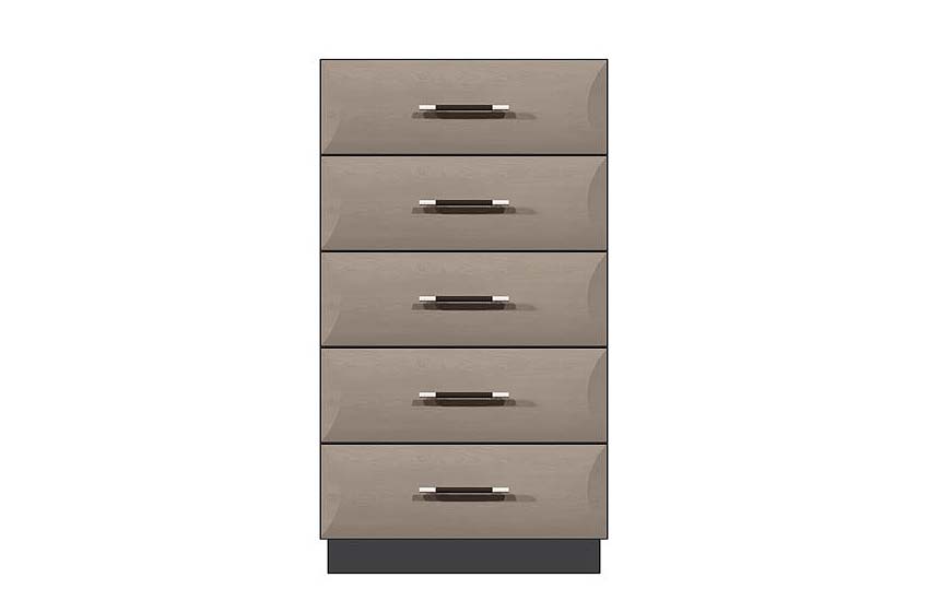 28 inch 5 drawer chest