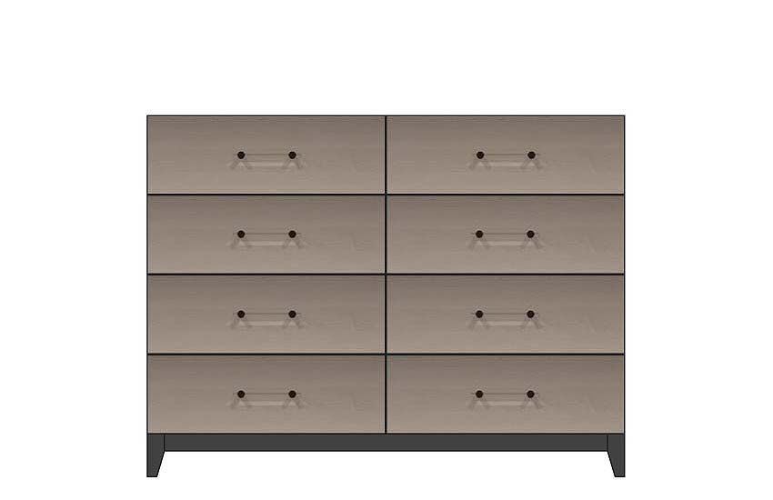 56 inch six drawer dresser