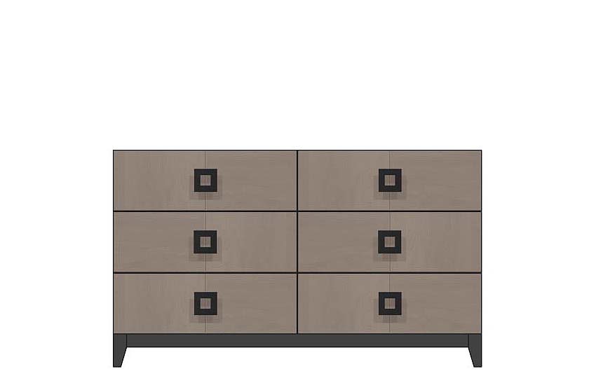 56 inch 6 drawer dresser