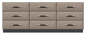 84" 9-drawer dresser