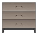 36 inch 3 drawer bedside chest